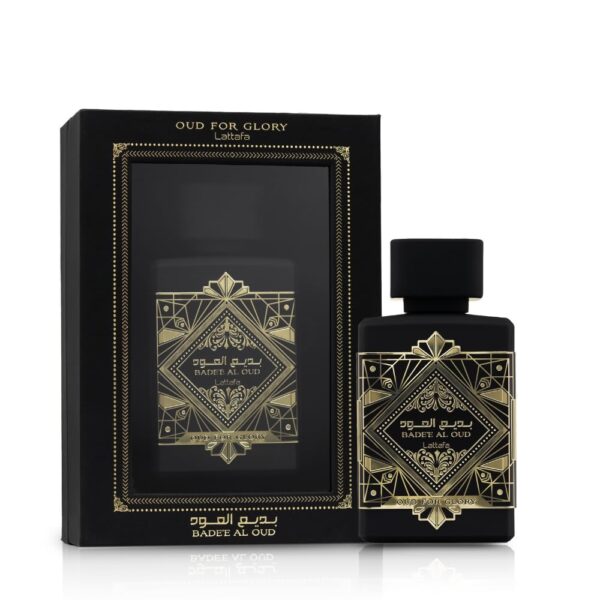 Lattafa Perfumes Bade'e Al Oud for Glory for Unisex Eau de Parfum Spray, 3.4 Ounce 100ml