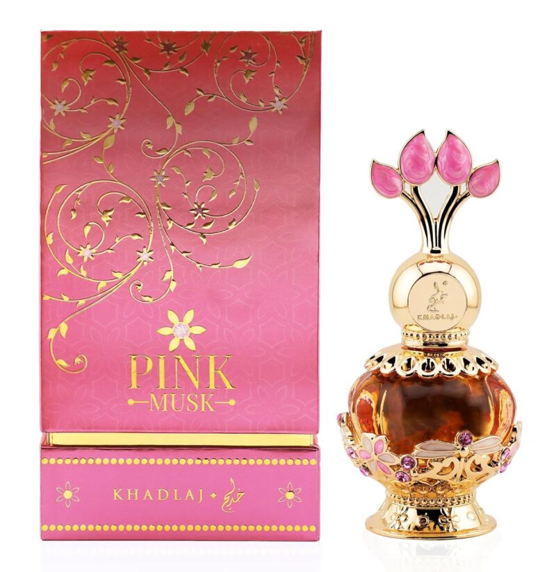 KHADLAJ Pink Musk Oil for Women 20 ml / 0.7 Ounce - Image 3